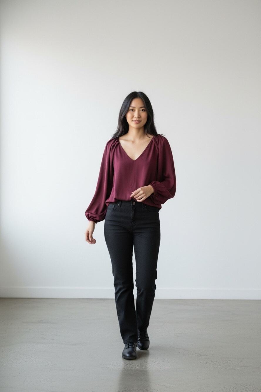NWT Amanda Uprichard burgundy blouse sz XS